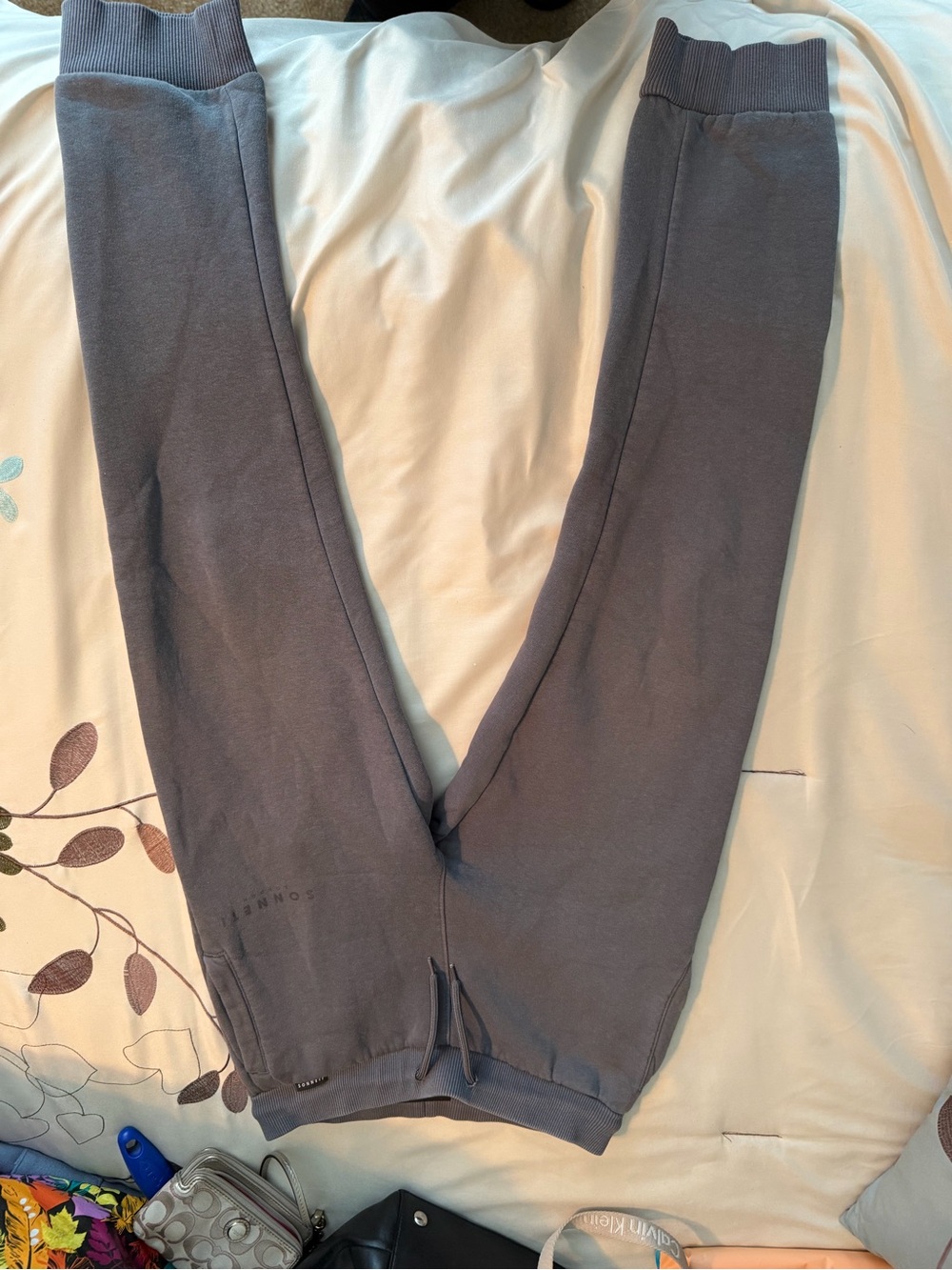 Kids Charcoal Grey Sweat Joggers with Ribbed Ankles